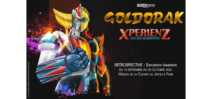 TF1: Des lots d'invitations pour l'exposition "Goldorak Xperienz" à Paris à gagner