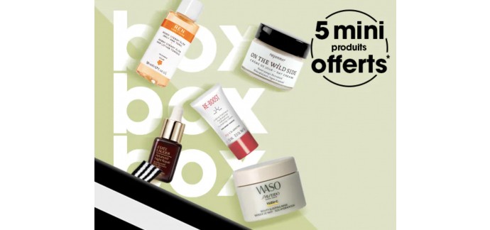 Sephora: 5 mini produits offerts dès 60€ d'achats