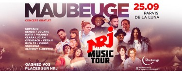 NRJ: Des invitations pour le concert "NRJ Music Tour" le 25 septembre à Maubeuge à gagner