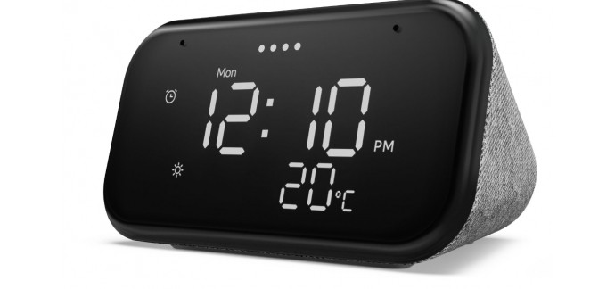 Darty: Réveil connecté Lenovo Smart Clock Essential - Compatible Google Assistant à 19,99€