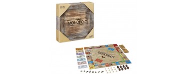 Amazon: Jeu de société Monopoly Edition Rustique en bois à 32,99€