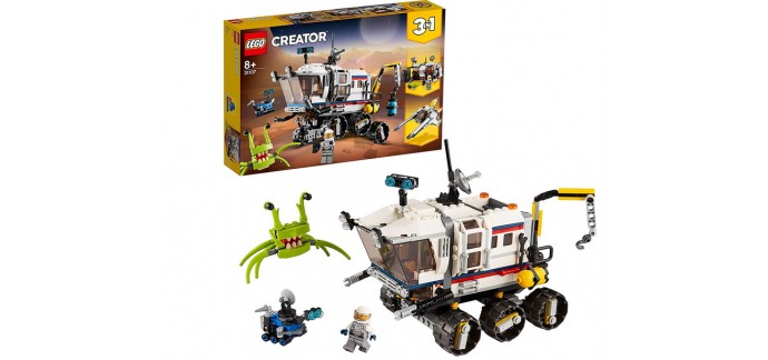 Amazon: LEGO Creator 3en1 L’Explorateur Spatial - 31107 à 30,60€