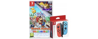 Auchan: Pack Manette Joy-Con Bleue et Rouge + Paper Mario Nintendo Switch à 89,99€