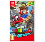 Nintendo: Super Mario Odyssey sur Nintendo Switch à 39,99€