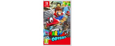 Nintendo: Super Mario Odyssey sur Nintendo Switch à 39,99€