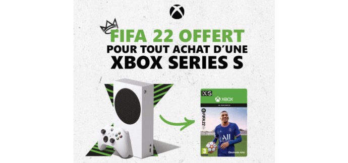 Micromania: Le jeu FIFA 22 offert pour l'achat d'une console Xbox Series S