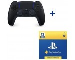 Cdiscount: Manette PS5 DualSense Midnight Black + Abonnement 12 mois au PlayStation Plus à 89,99€