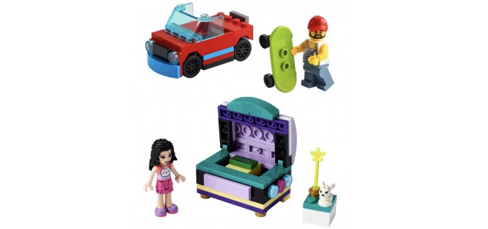 LEGO: LEGO® City Le skateur (30568) ou LEGO Friends La boîte magique d'Emma (30414) offert dès 40€ d'achat