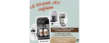 MaxiCoffee: 1 machine à café à grain Saeco, 1 lot Kottea et des bons de réductions à gagner