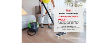 Gala: Des nettoyeurs vapeur Polti à gagner
