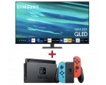 Cdiscount: Smart TV Samsung QLED Q80A 55'' (138cm) + Console Nintendo Switch Néon à 999€
