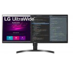 Amazon: Ecran PC ultra large 34" LG UltraWide 34WN750-B à 389€