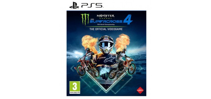 Amazon: Jeu Monster Energy Supercross - The Official Videogame 4 sur PS5 à 10,58€