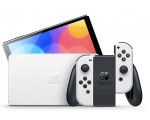 Amazon: Console Nintendo Switch OLED avec Station d'Accueil/Manettes Joy-Con Blanches à 319,99€