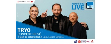 France Bleu: 1 séjour en Mayenne + invitations pour un concert de Tryo et une rencontre avec le groupe à gagner