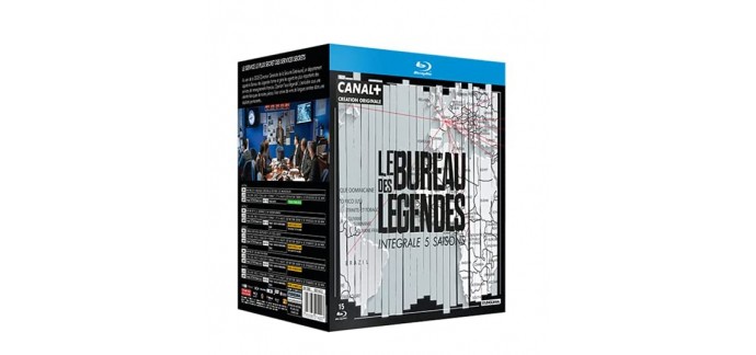 Amazon: Coffret Blu-Ray Le Bureau des légendes-Saisons 1 à 5 à 40€