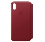 Amazon: Apple Étui folio en cuir pour iPhone XS Max - (PRODUCT)RED à 49,99€