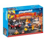 Amazon: Playmobil Calendrier de l'Avent Pompiers Incendie Chantier - 9486 à 15€