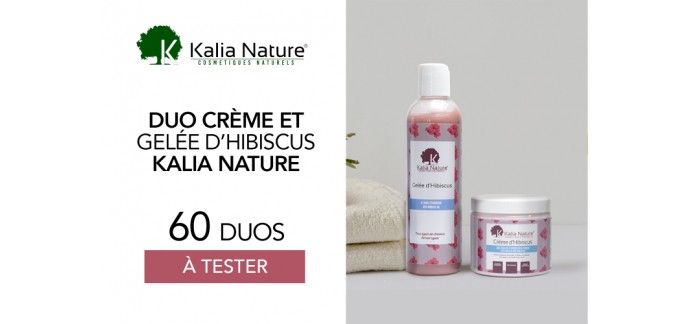 Mon Vanity Idéal: 60 duos Crème + Gelée d'hibiscus de Kalia Nature à tester 
