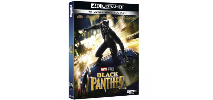 Amazon: Black Panther en 4K Ultra HD + Blu-Ray à 14,99€
