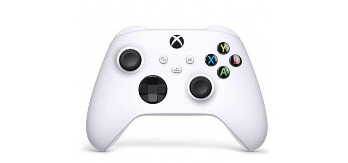 Amazon: Manette sans fil Xbox (Robot White) à 39,99€