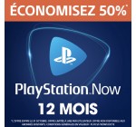 Playstation Store: PlayStation Now : abonnement de 12 mois à moins 50%