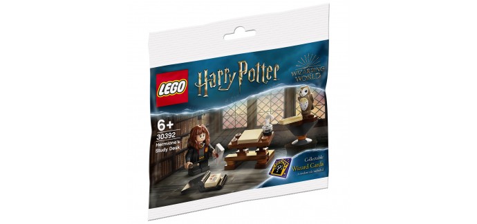 LEGO: [En magasin] Le LEGO Le bureau d’Hermione (30392) offert dès 40€ d'achat de LEGO Harry Potter