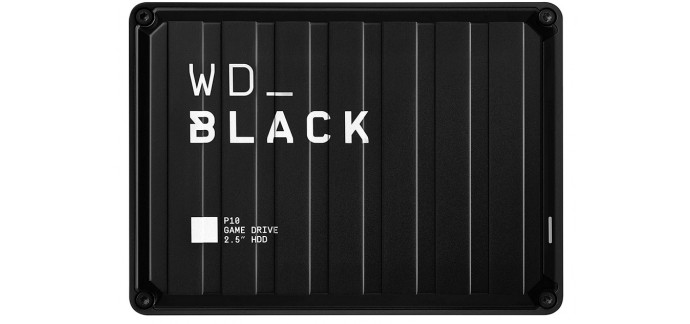 Amazon: Disque dur portable externe gaming WD Black P10 5To à 119,99€