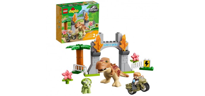 Amazon: LEGO Duplo L’évasion du T. Rex et du Tricératops - 10939 à 18,75€