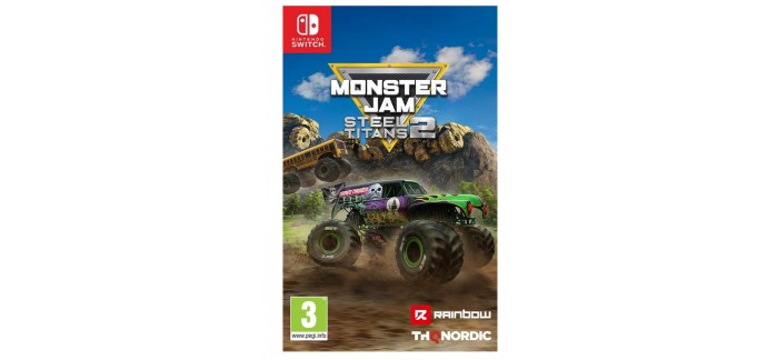Amazon: [Prime] Monster Jam Steel Titans 2 pour Nintendo Switch à 18,99€