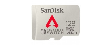Amazon: Carte microSDXC SanDisk 128Go Apex Legends pour Nintendo Switch à 14,97€