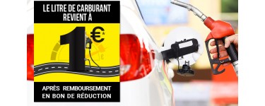 Géant Casino: Le litre de carburant à 1€ (différence remboursée en bon d'achat)