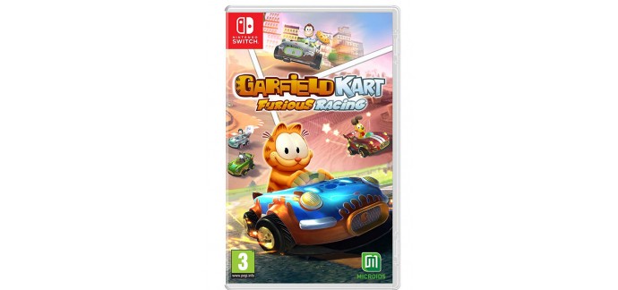 Amazon: Jeu Garfield Kart Furious Racing pour Nintendo Switch à 14,99€
