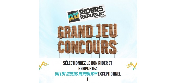 Micromania: Des jeux vidéo "Riders Republic" + 55 goodies à gagner