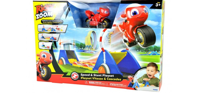 Amazon: Playset Ricky Zoom Vitesse & Cascades avec figurine de DJ Rumbler + 2 accessoires à 8,74€