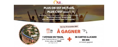 SNCF Connect: 1 voyage en train pour 4 personnes + des cartes cadeaux Illicado à gagner