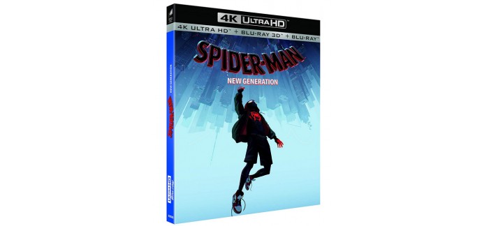 Amazon: Spider-Man : New Generation en 4K Ultra HD + Blu-ray 3D + Blu-ray à 18,60€