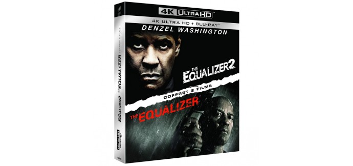 Amazon: Coffret 2 films Equalizer 4K Ultra HD + Blu-ray à 17,99€