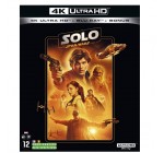 Amazon: Solo : A Star Wars Story en 4K Ultra HD + Blu-ray + Blu-ray Bonus à 16,99€