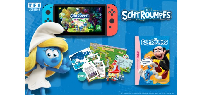 TF1: Des jeux vidéo Switch "Les Schtroumpfs" + divers cadeaux à gagner