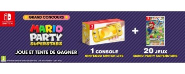 Le Journal de Mickey: 1 console Nintendo Switch Lite avec le jeu "Mario Party Superstars" + jeux vidéo Switch à gagner