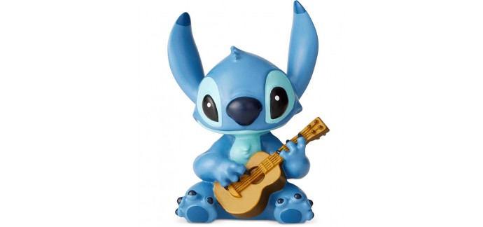 Amazon: Figurine Disney Showcase Stitch joue de la guitare à 18,99€