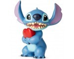 Amazon: Figurine en résine Enesco Stitch tient un cœur rouge entre ses pattes à 14,99€