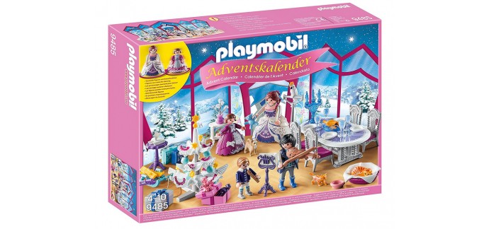 Amazon: Calendrier de l'Avent Playmobil Bal de Noël Salon de Cristal - 9485 à 19,99€