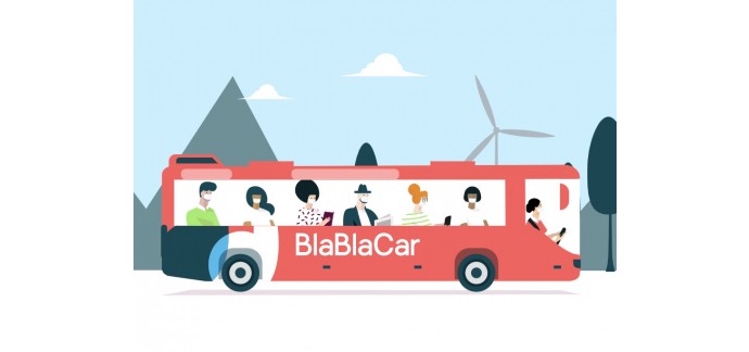 BlaBlaCar: Trajets en bus vers 300 destinations dans plus de 10 pays à partir de seulement 4,99€
