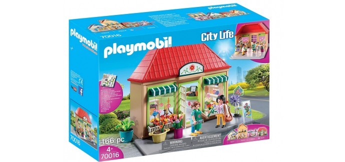 Amazon: Playmobil Magasin de Fleurs - 70016 à 26,89€