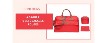 Notre Temps: 9 Sets de bagages rouges à gagner