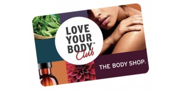The Body Shop: 5€ offerts en bon d'achat tous les 100€ de commande grâce au Club de fidélité Love Your Body Club