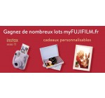MyFujifilm: 2 appareils photos Instax Mini, des bons d'achat My Fujifilm, 15 totes bags et divers lots à gagner