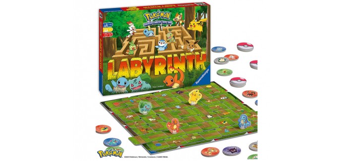 Amazon: Jeu de société Ravensburger - Labyrinthe Pokémon à 25,34€